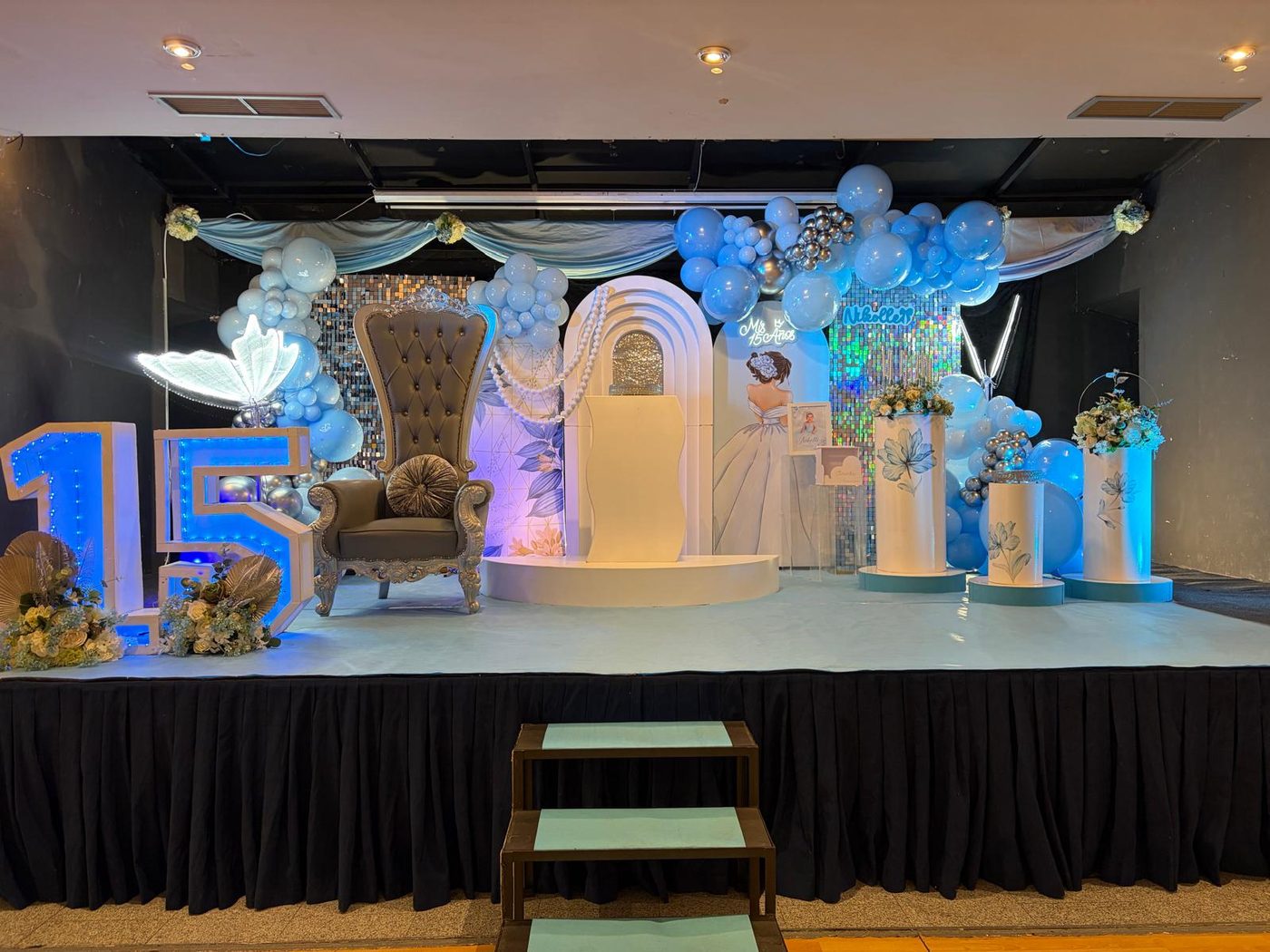 Escenario y decoración